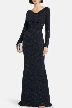 Stardust Jersey Evening Dress