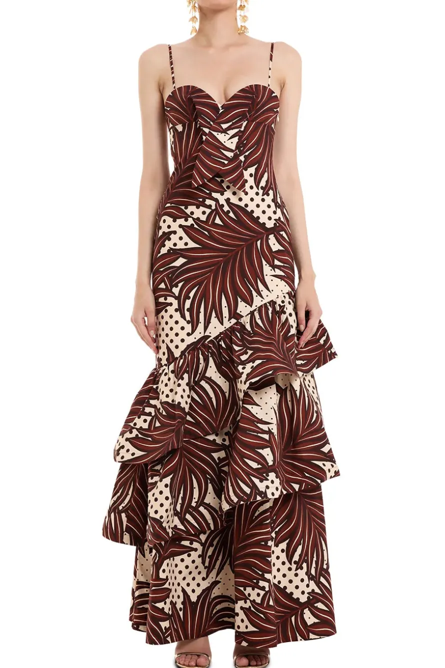 Starla Ruffle Layers Maxi Dress