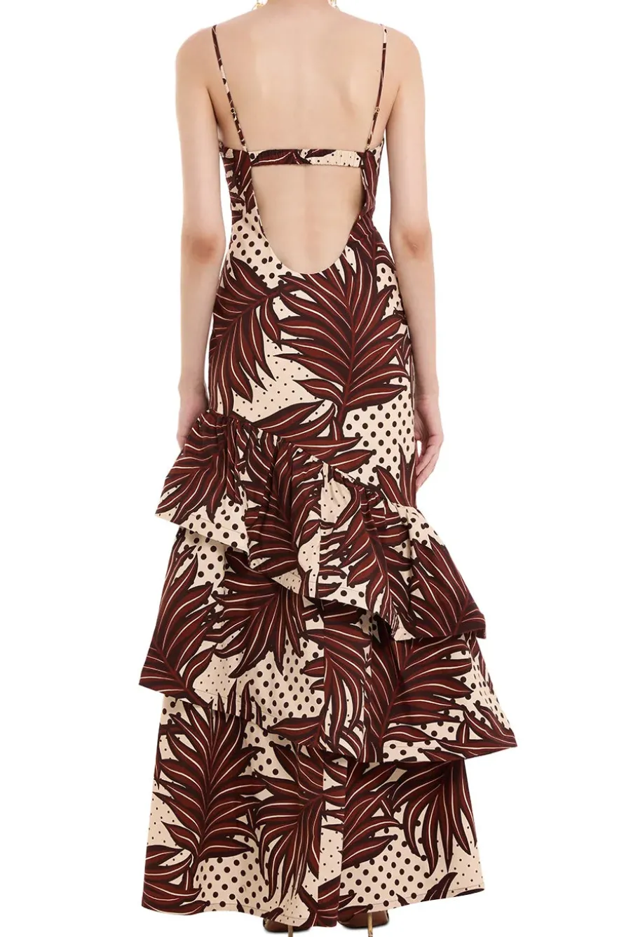 Starla Ruffle Layers Maxi Dress