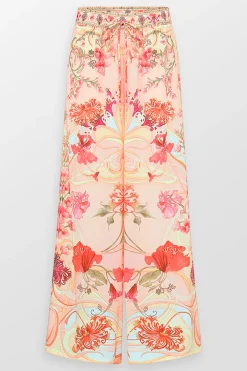 Straight Floral Pants