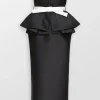 Strapless Belted Maxi Dress