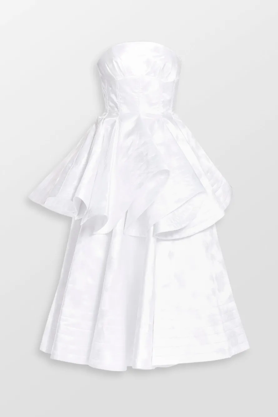Strapless Full Skirt Volume Rosina Dress