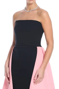 Strapless Gown With Overskirt