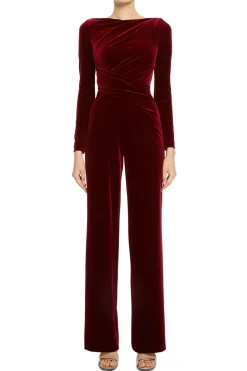 Stretch Velvet Jumpsuit
