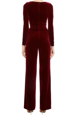 Stretch Velvet Jumpsuit