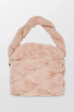 Super Holli Fluffy Top Handle Bag