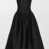 Taffeta Midi Dress