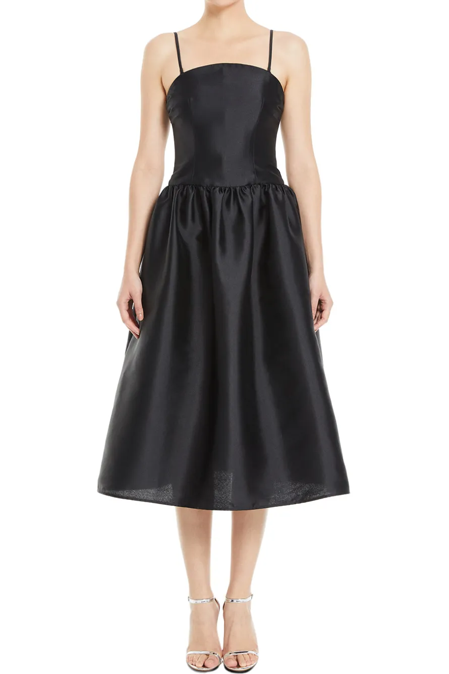 Taffeta Midi Dress