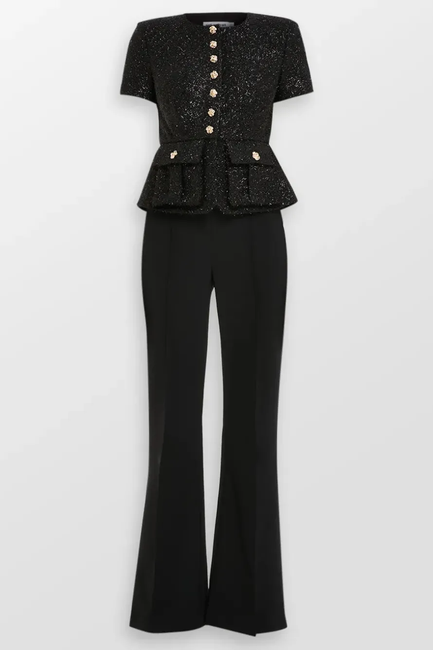 Tinsel Boucle Jumpsuit