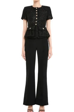 Tinsel Boucle Jumpsuit