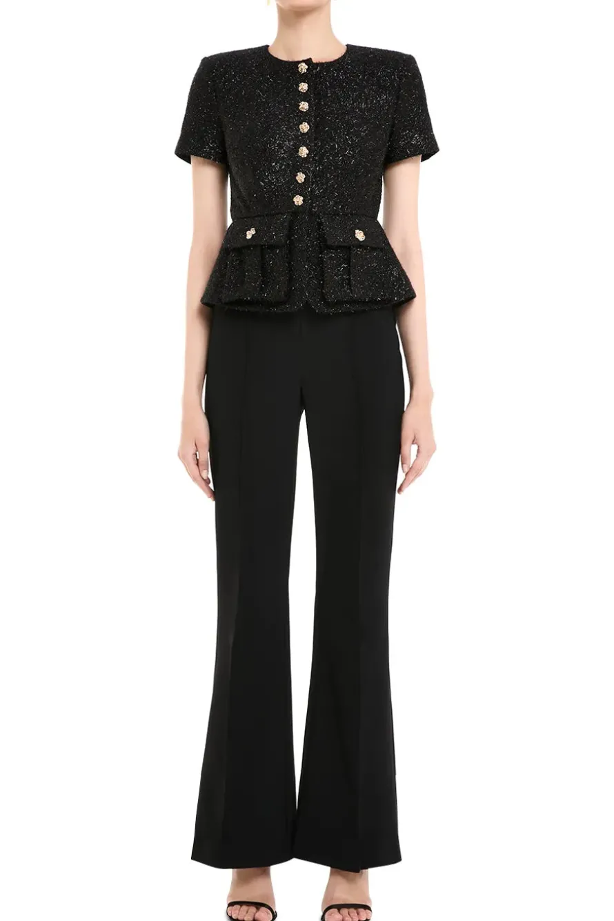 Tinsel Boucle Jumpsuit