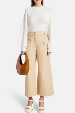 Top Stitched Pants