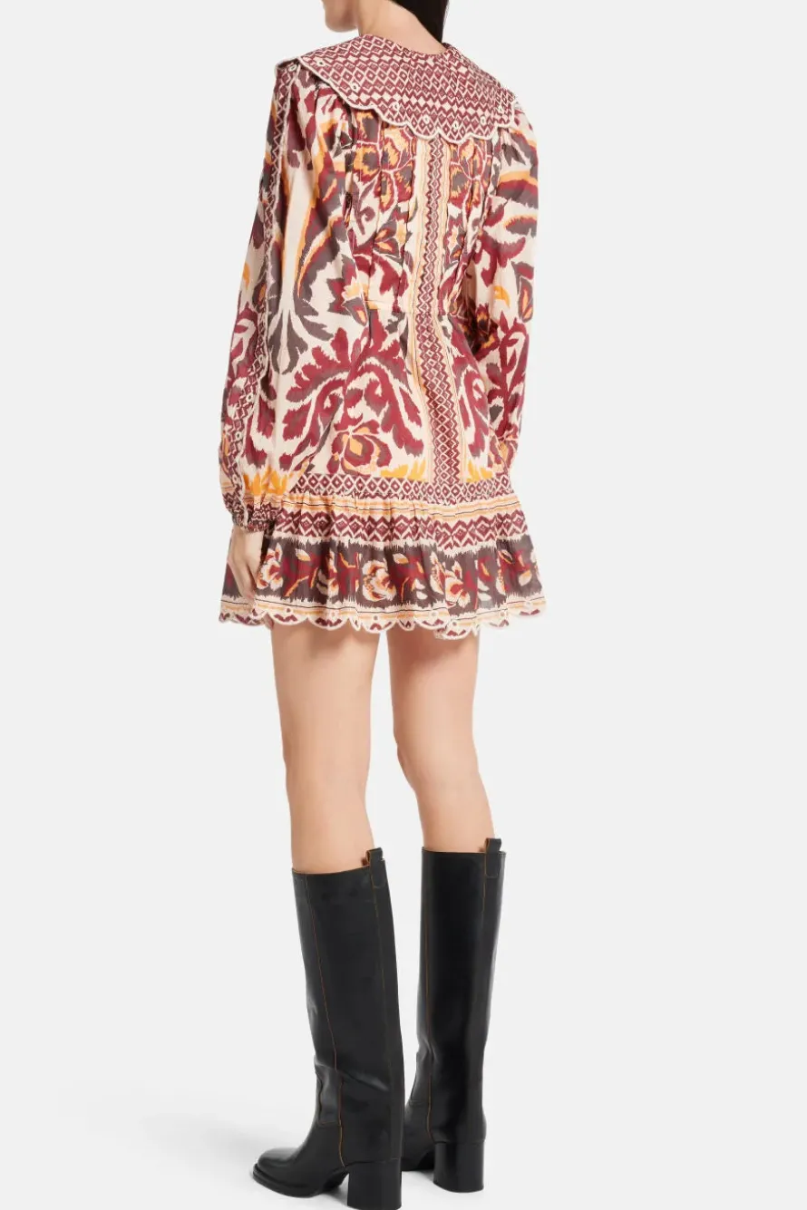 Toucans Scarf Mini Dress