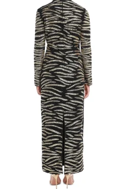 Uma V-Neck Ankle Length Dress