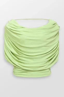 Veda Jersey Oversized Draped Top