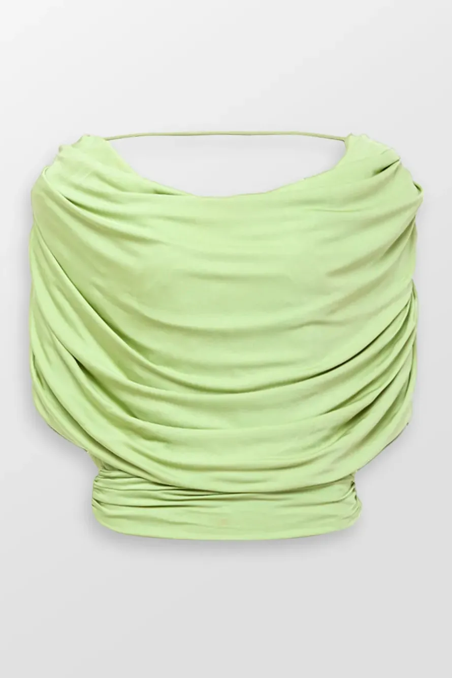 Veda Jersey Oversized Draped Top