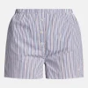 Vendome Cotton Boxer Shorts in Blue And White