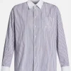 Vendome Oversized Shirt in Blue and White