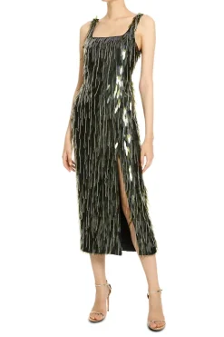 Verna Embellished Evening Dress