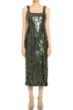 Verna Embellished Evening Dress