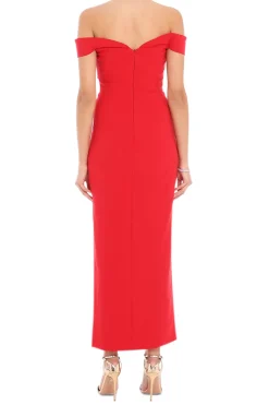 Viviana Crepe Long Evening Dress
