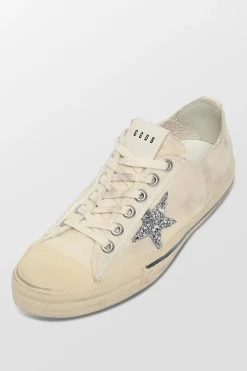 V-Star Canvas Upper Glitter Sneakers