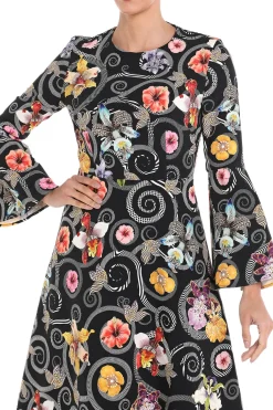 Willow Crepe Midi Dress