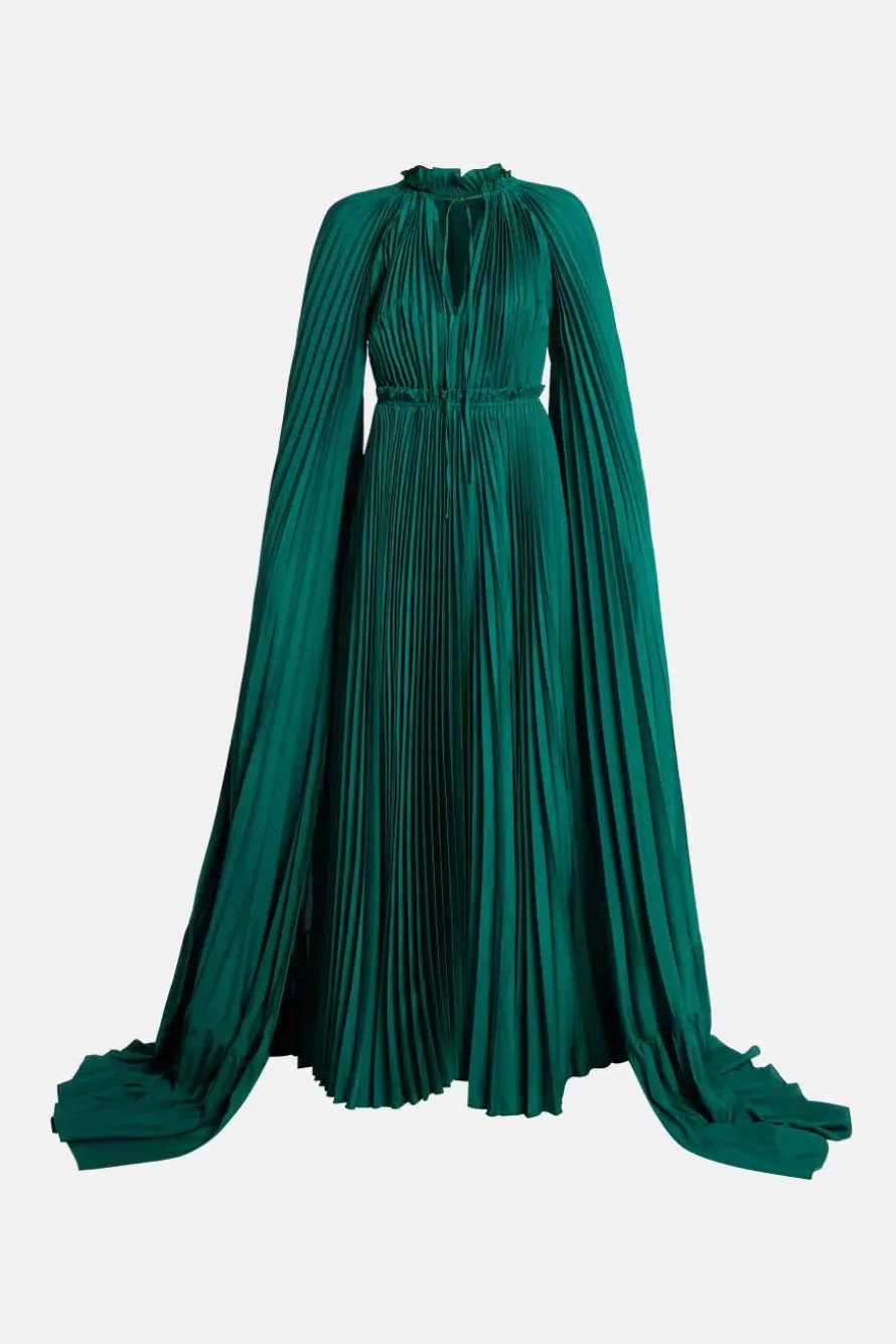 Zaria Cape Evening Gown