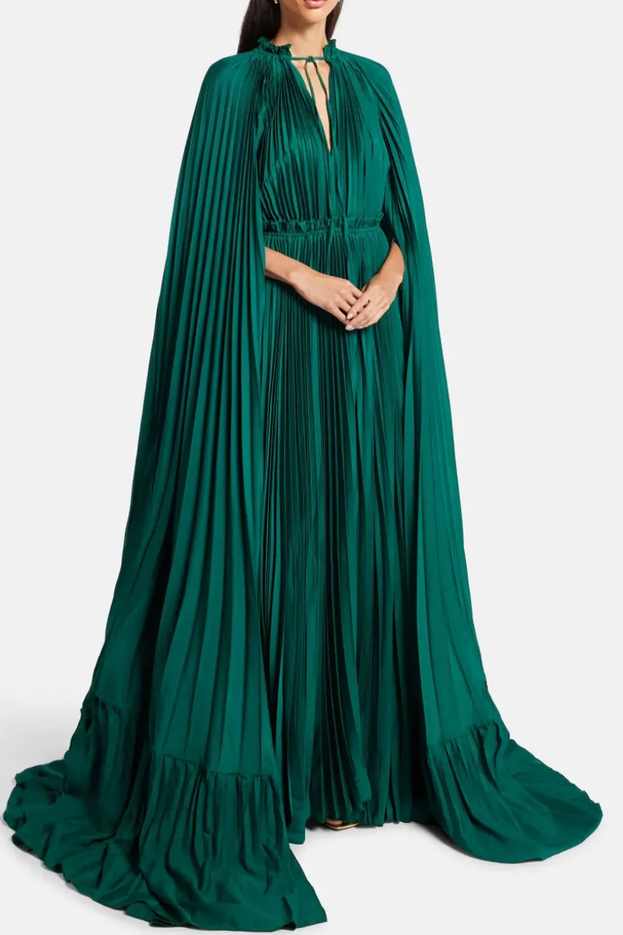 Zaria Cape Evening Gown