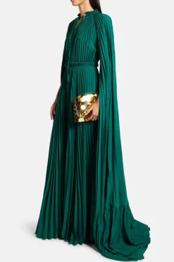 Zaria Cape Evening Gown