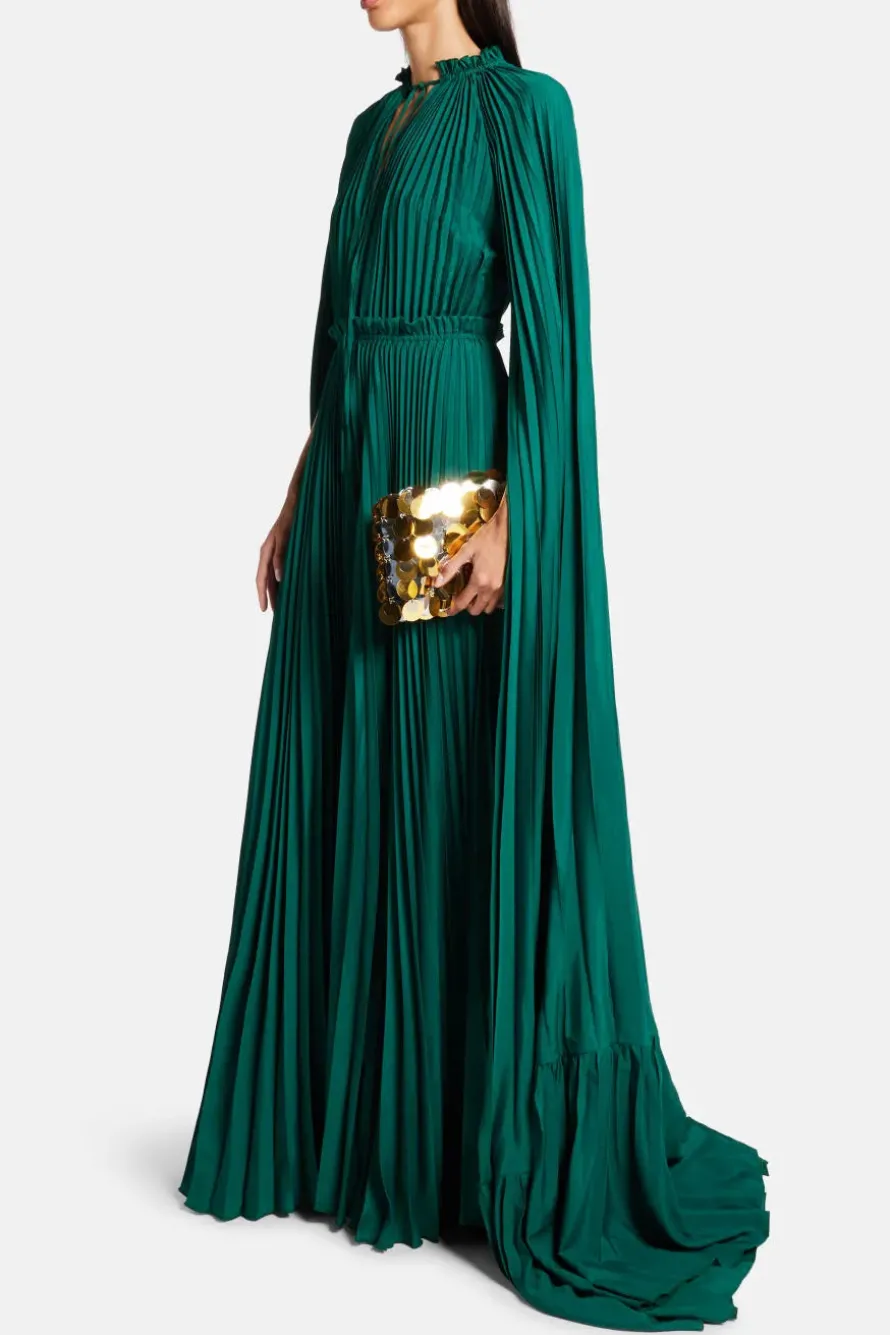 Zaria Cape Evening Gown