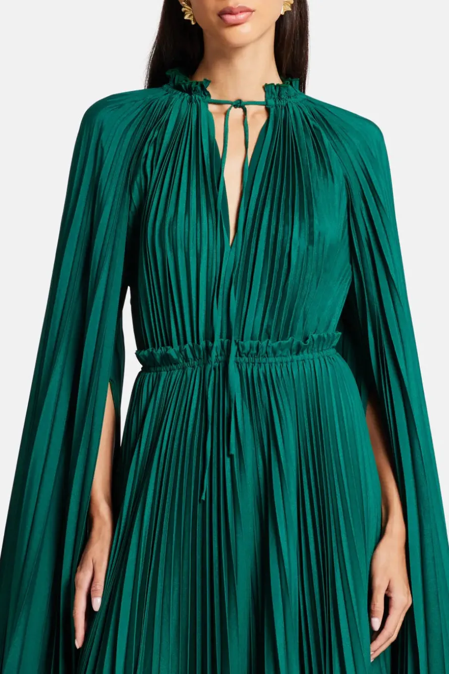 Zaria Cape Evening Gown